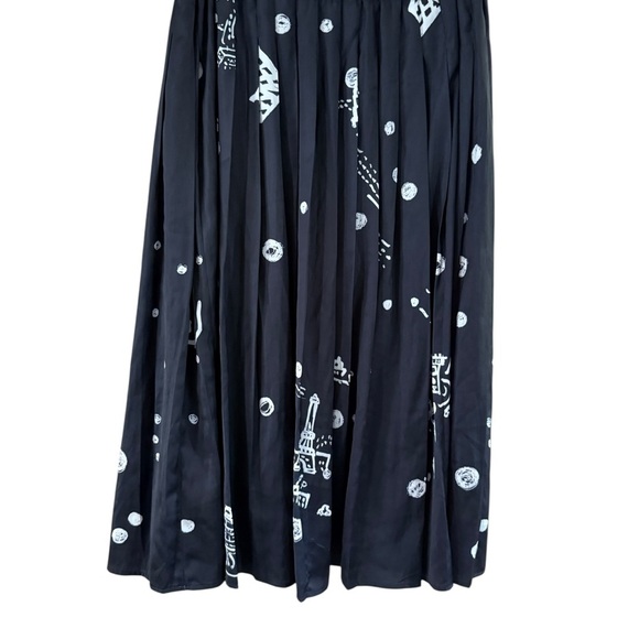 Yoshi Kondo Black Patterned Maxi Skirt - Picture 9 of 9